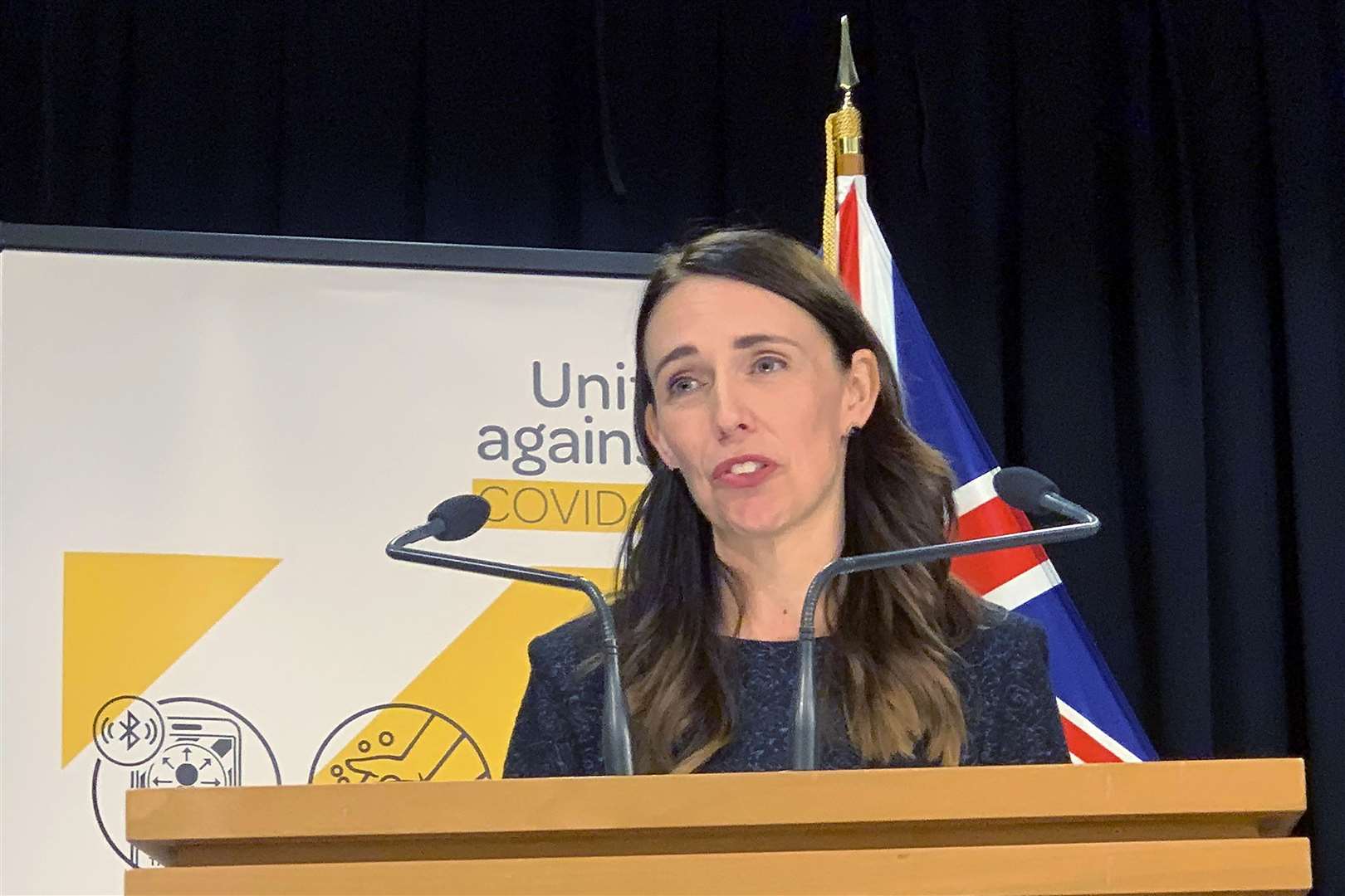 New Zealand Prime Minister Jacinda Ardern has said she will not reopen the country’s borders until everyone is protected from Covid-19 (Nick Perry/AP)