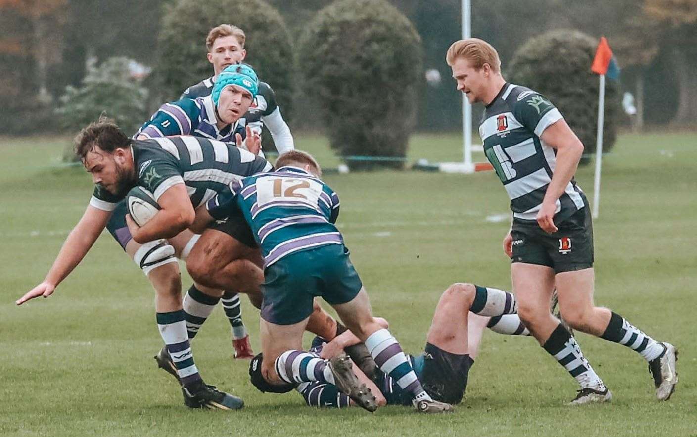 Gravesend's Will Stener was among their try scorers against Old Tiffinians. MUST CREDIT Picture: JP_Photographeruk