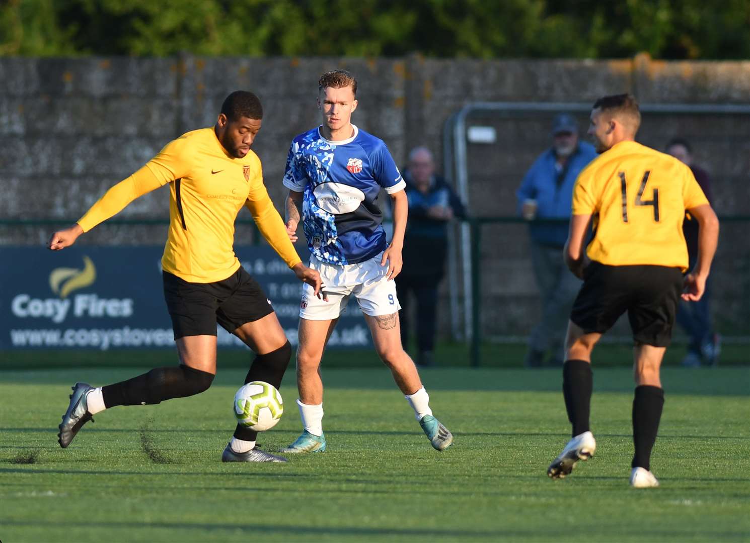 Calvin Sedenu thrived on the challenge of playing Sheppey Picture: Paul Davies