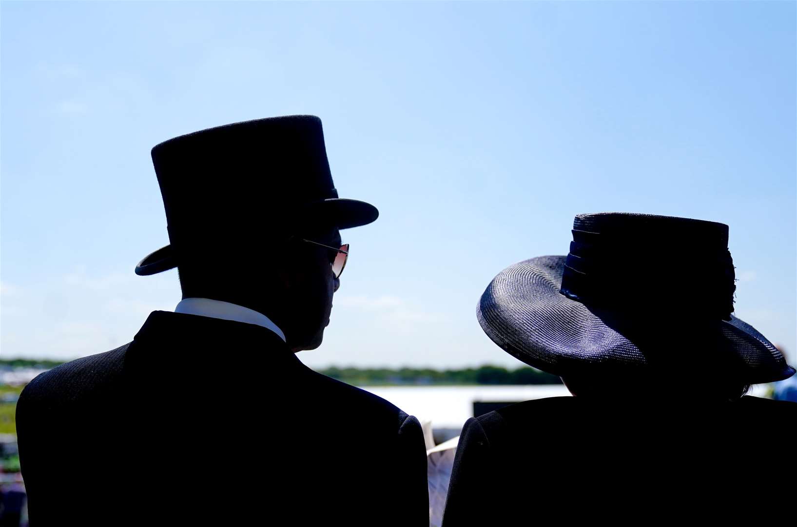 Racegoers at Epsom (Victoria Jones/PA)