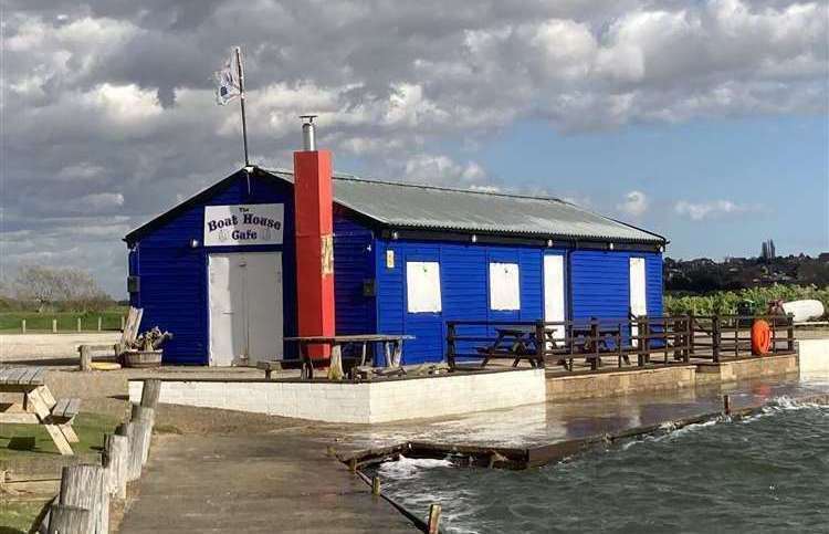 Barton's Point Coastal Park on Sheppey hopes to have its Boathouse Cafe reopening again. Picture: John Nurden