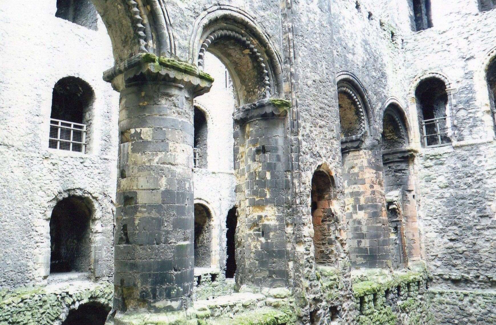 The base floor of Rochester Castle, Picture: Pam Penfold