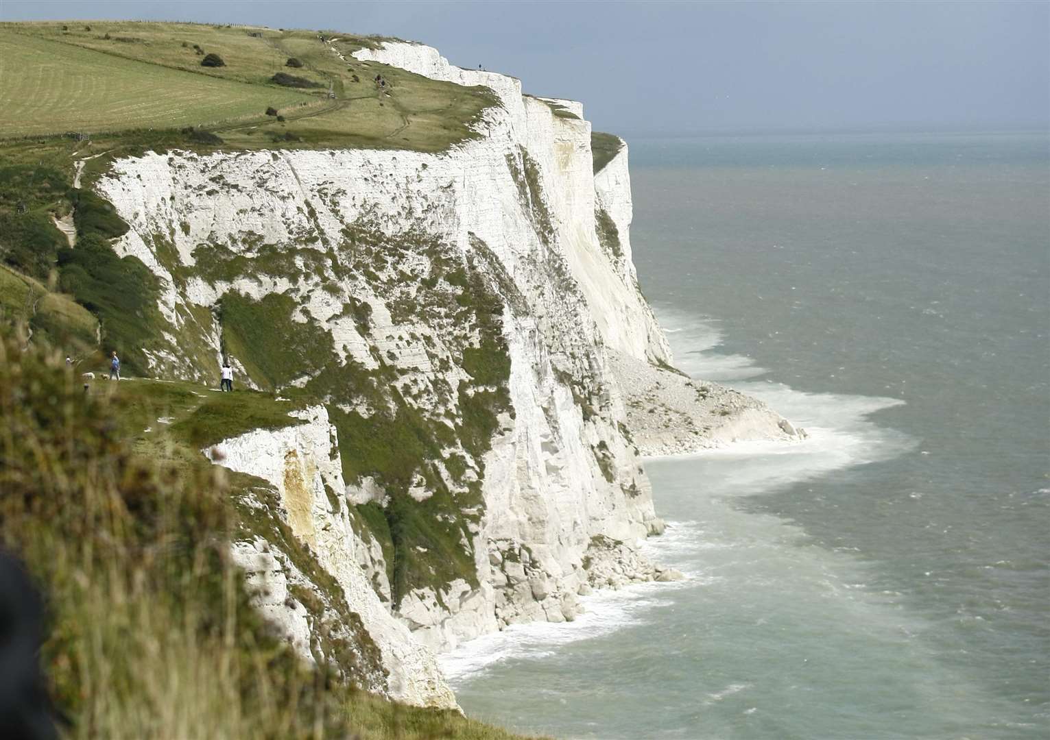 A teenage girl was seen on the cliffs