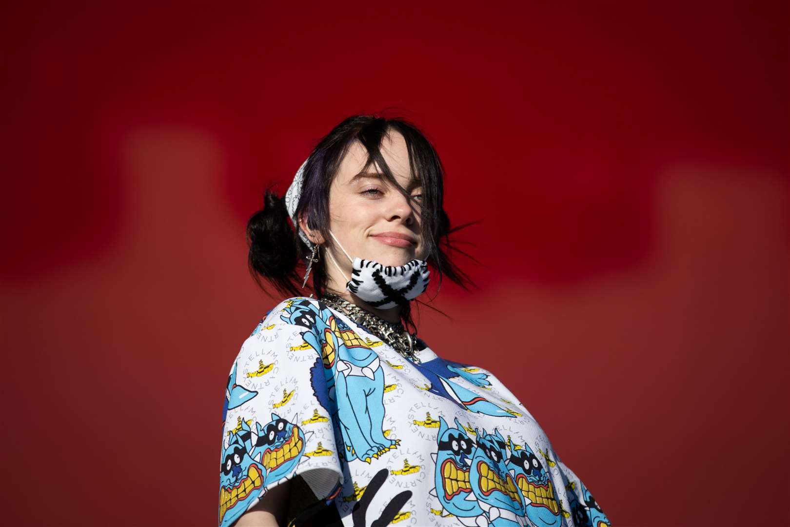 Billie Eilish performing on the Other Stage on the fifth day of the Glastonbury Festival (Aaron Chown/PA)