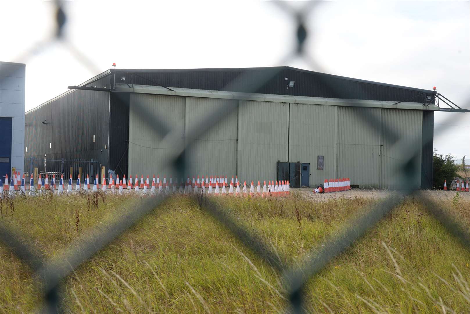 The cargo arrivals area at the former Manston Airport. Picture: Chris Davey