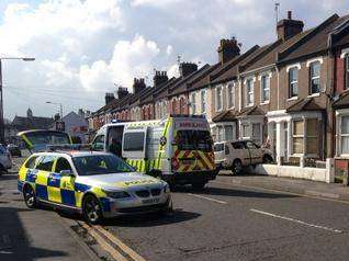 A police car crashed in Pelham Road South, Gravesend