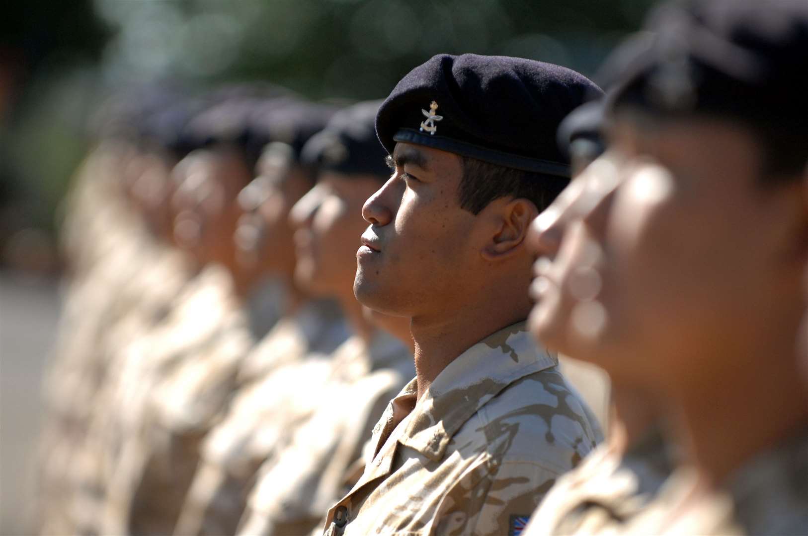 Gurkha home coming parade from a tour of duty in Afghanistan at the Invicta Barracks in Maidstone. Picture: Matthew Reading