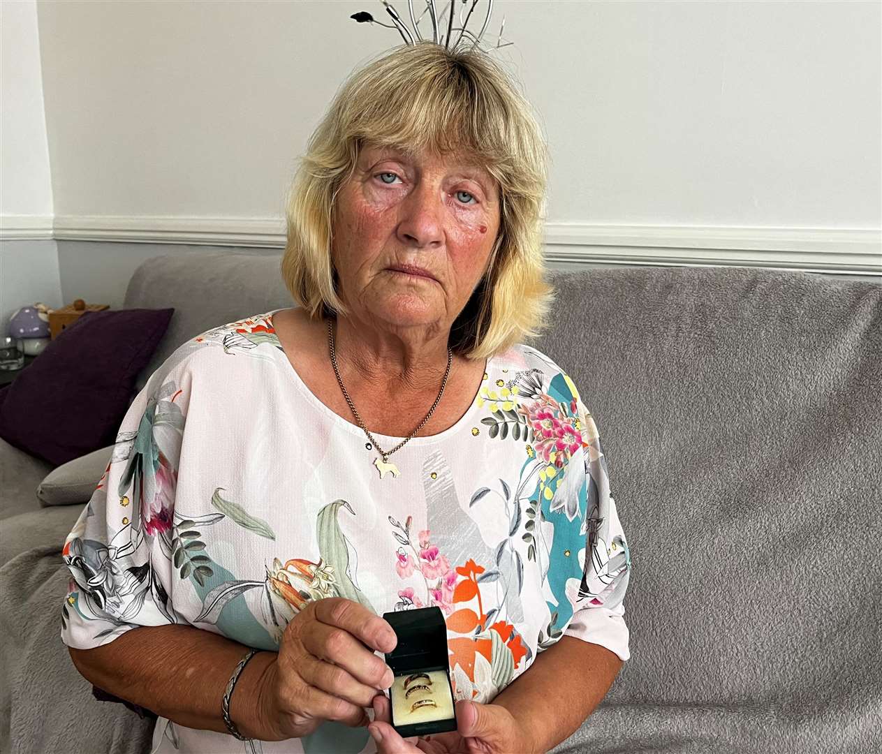 Anne Challis was only given three rings back from Darent Valley Hospital