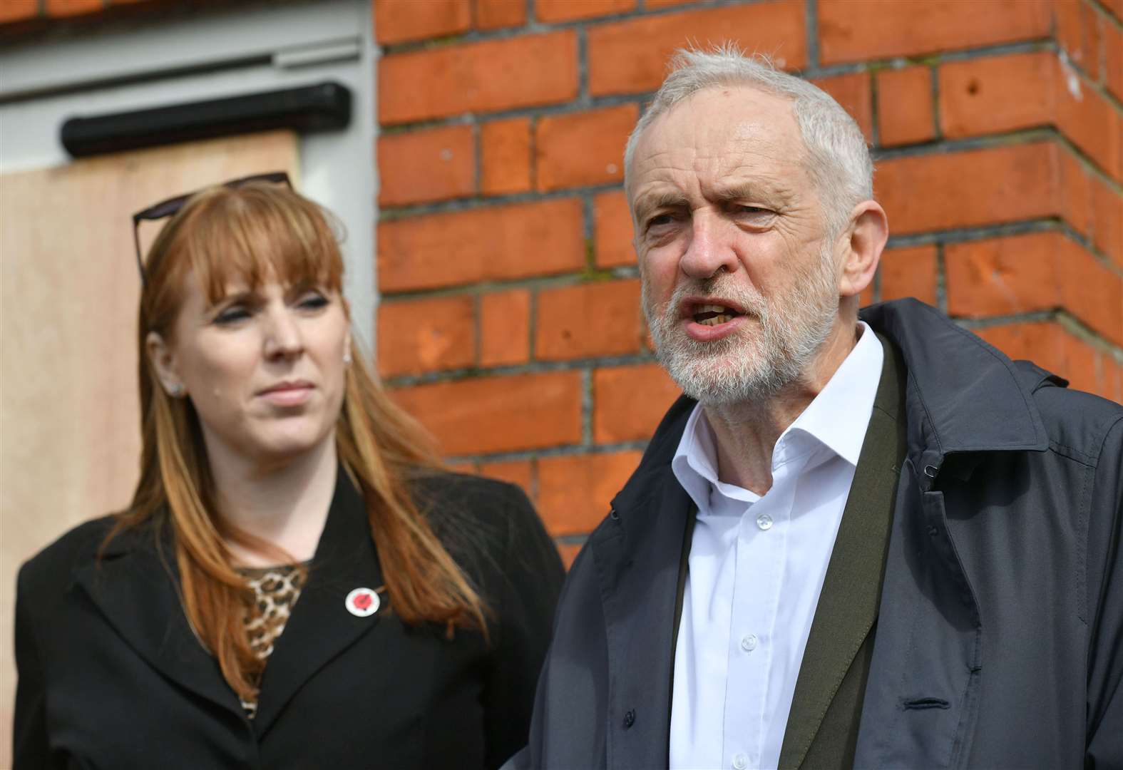 Angela Rayner stood alongside Jeremy Corbyn when Labour MPs attempted to oust him (Ben Birchall/PA)