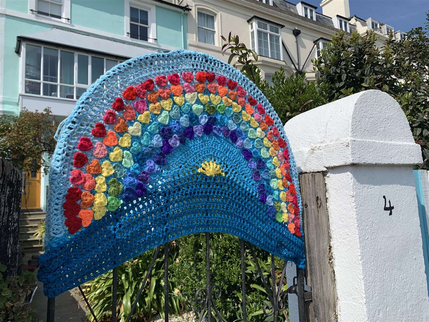 A garden gate in The Beach, just along from The Strand, has been given a makeover