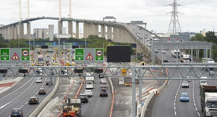 It is hoped a Lower Thames Crossing would alleviate some of the congestion at the Dartford Crossing