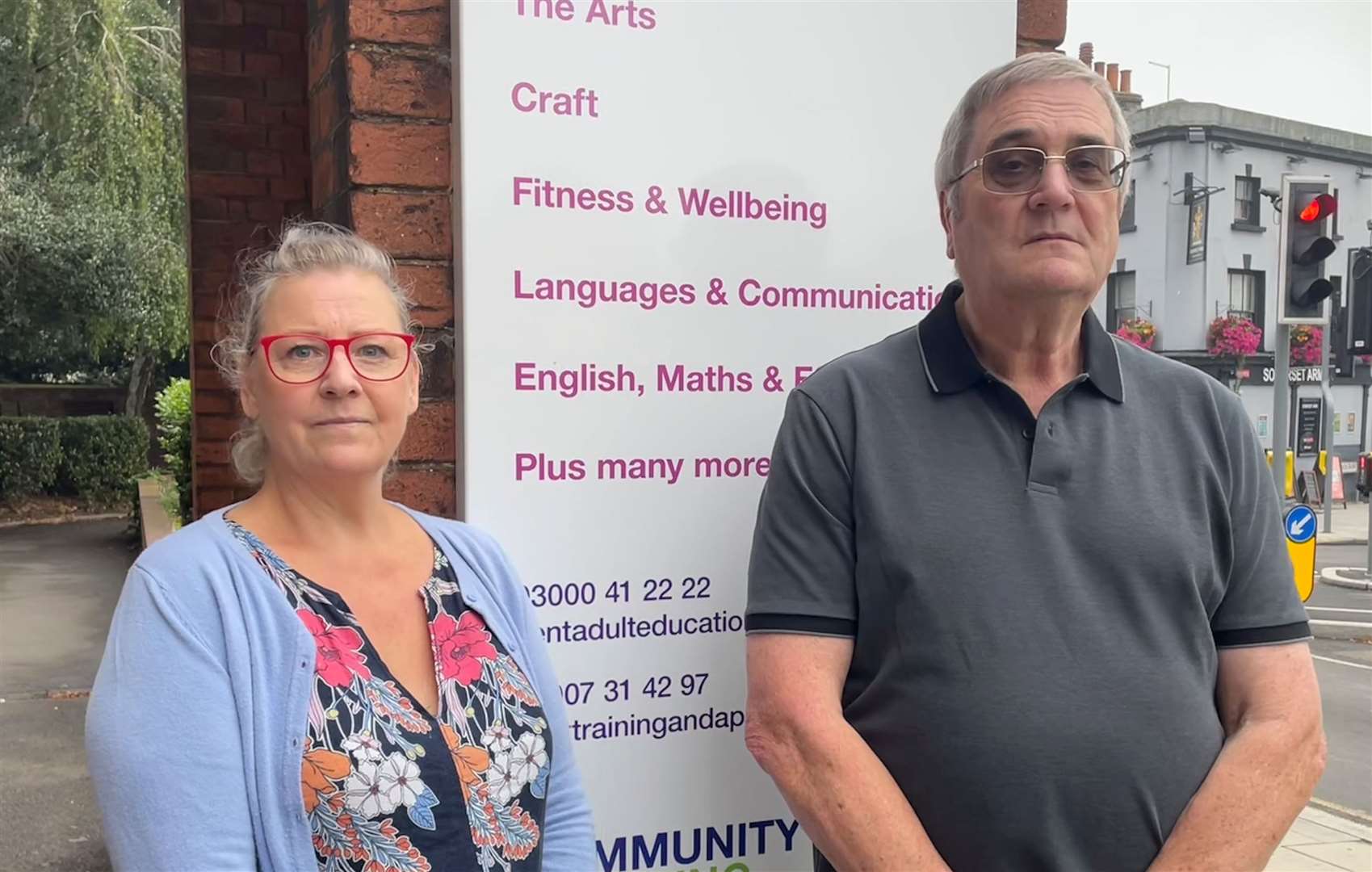 Students at the Victoria Centre for adult education, in Gravesend town centre, say closure would be ‘devastating’ for the community