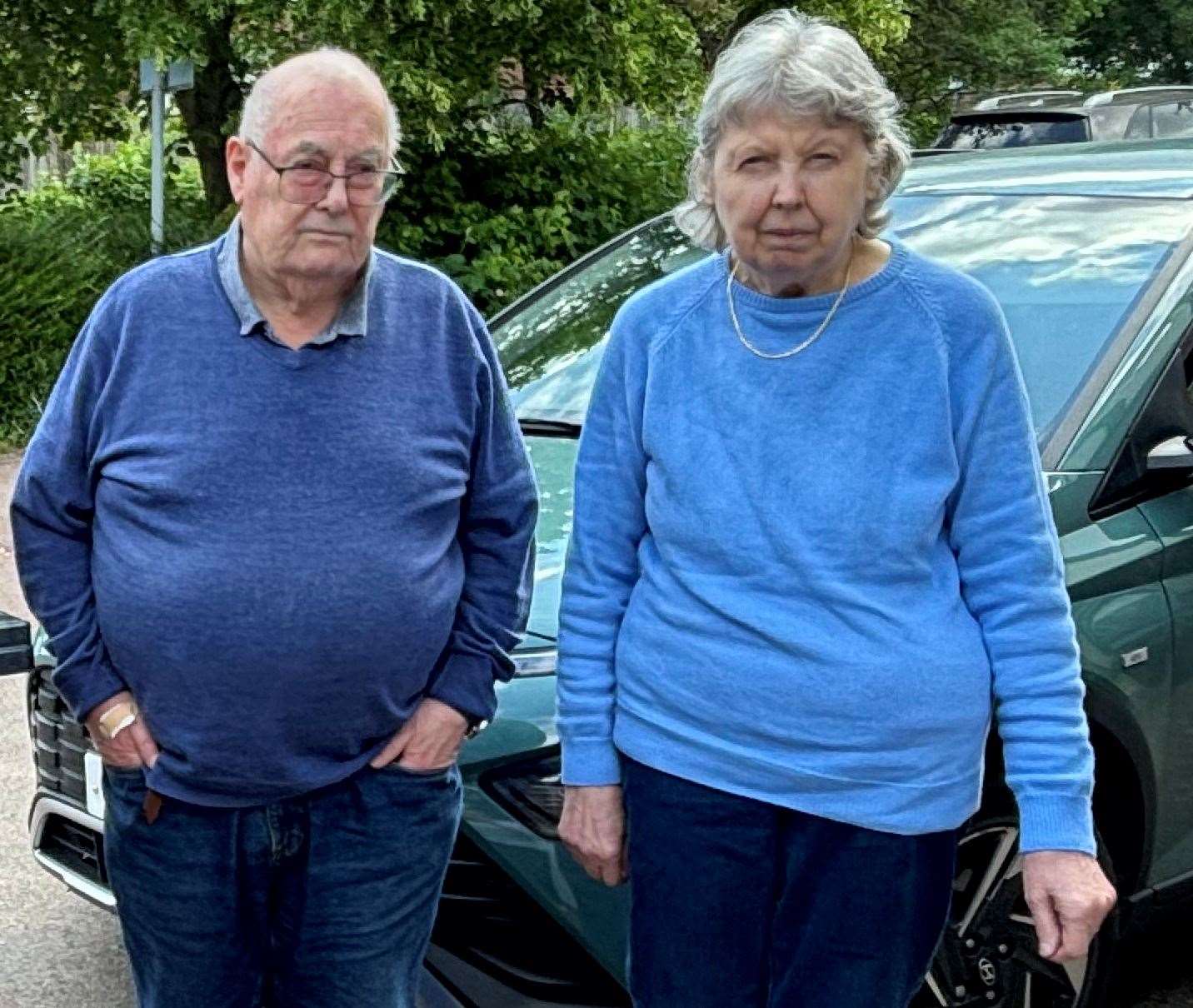 David and Joan Cossey say Ashford Borough Council needs to do more to help them and other residents. Picture: Joe Harbert