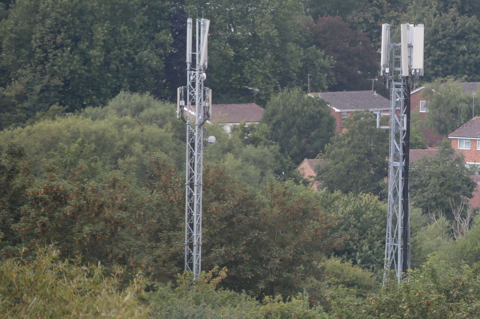 Phone masts. Library image