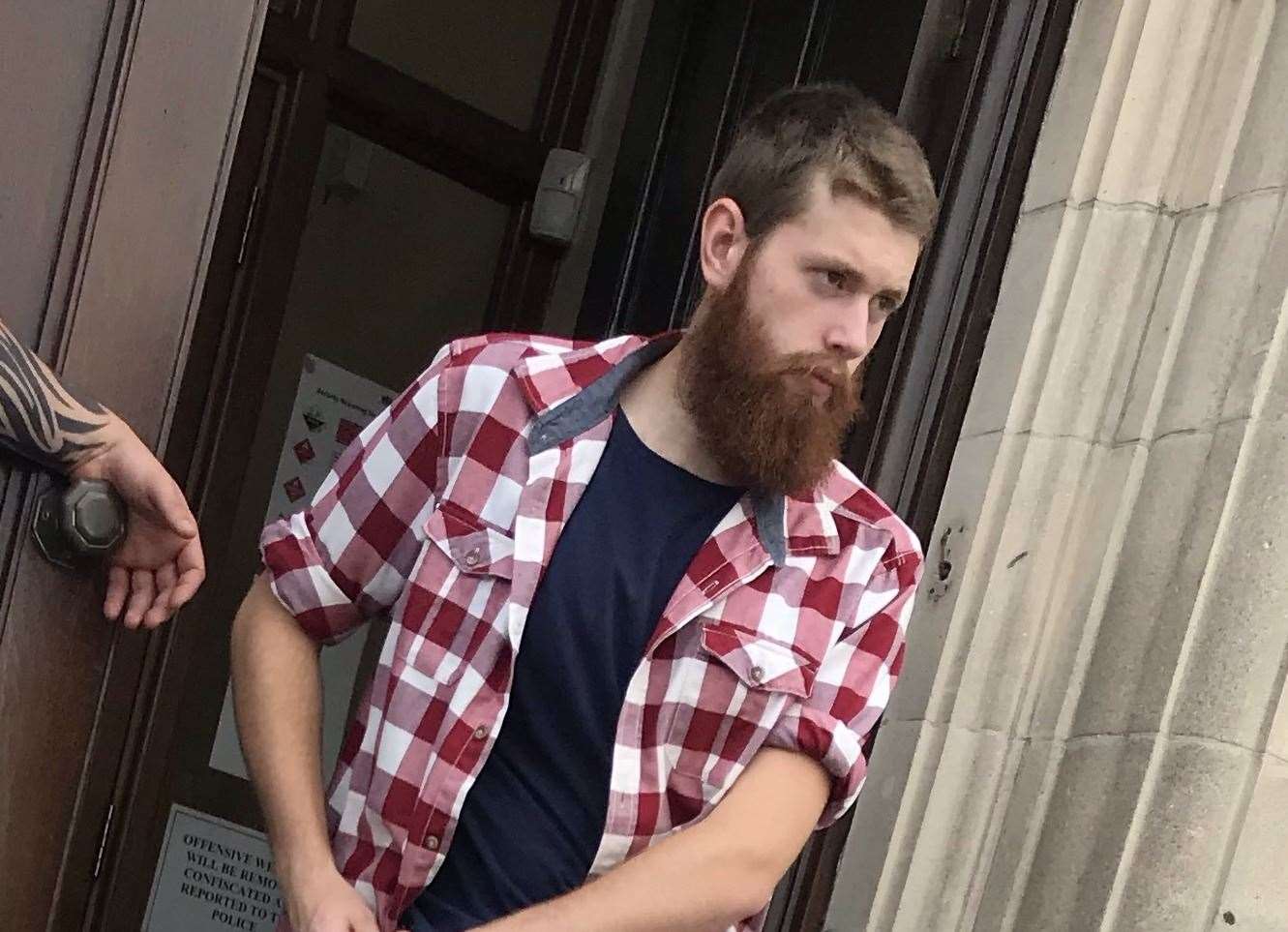 Baker pictured leaving a court hearing last year
