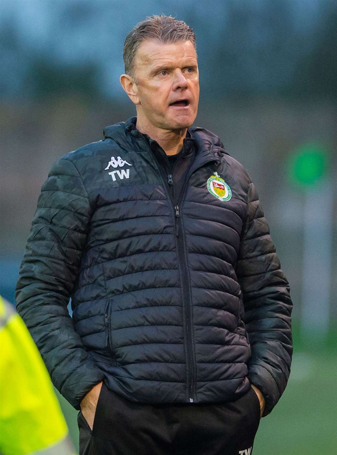 Ashford United manager Tommy Warrilow. Picture: Ian Scammell