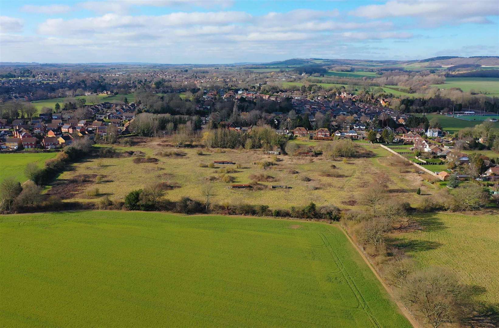 Some 122 homes are earmarked for disused farmland in Kennington. Picture: Steenvlinder and Urbanise