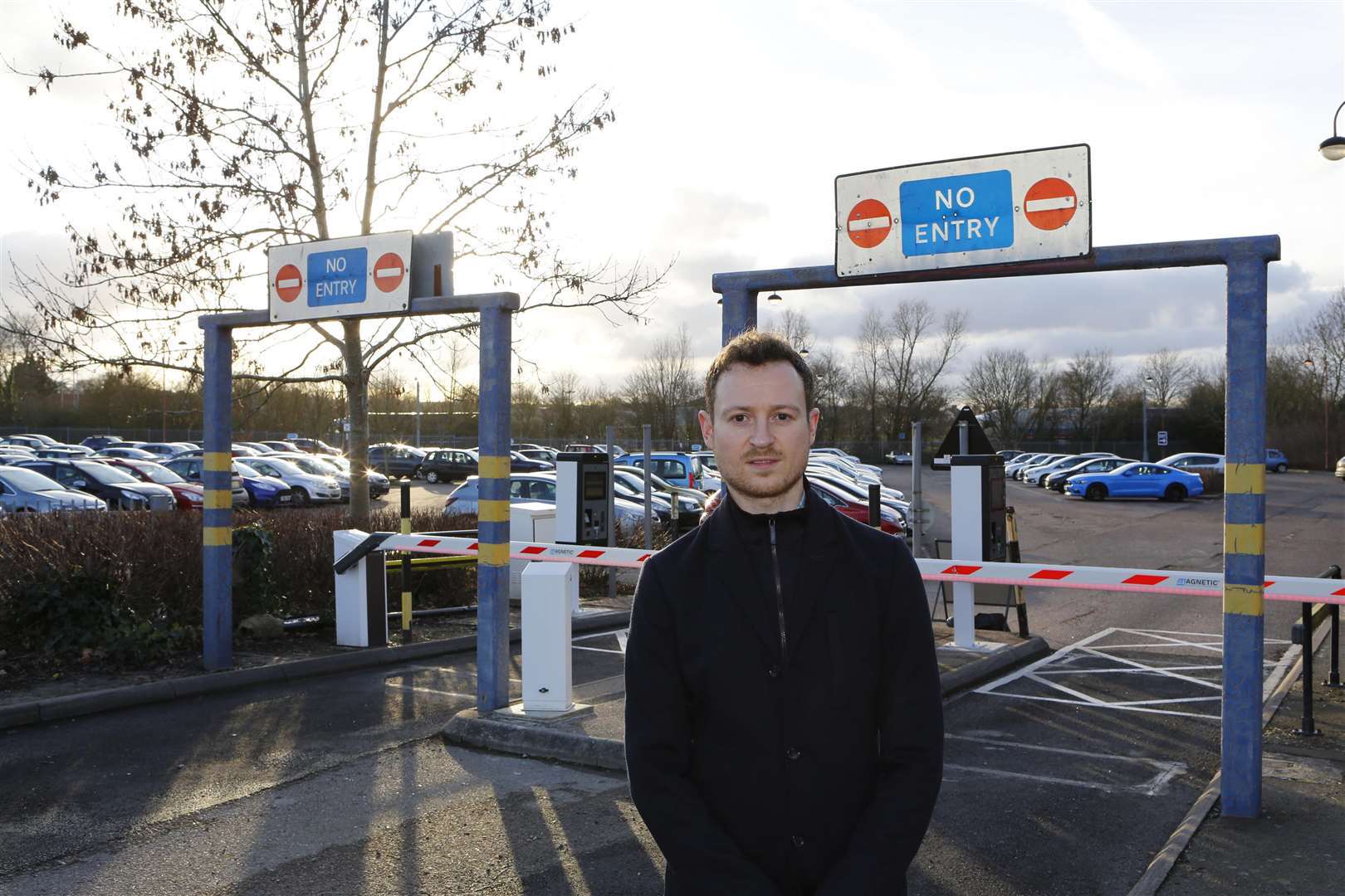 Cllr Ben Fitter-Harding has been helping the authority with its car park revamps