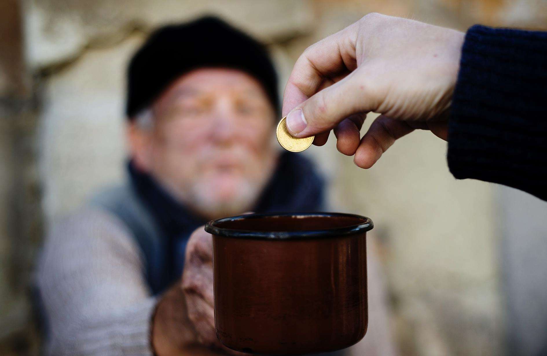 The beggar has received a two-year criminal behaviour order. Stock picture