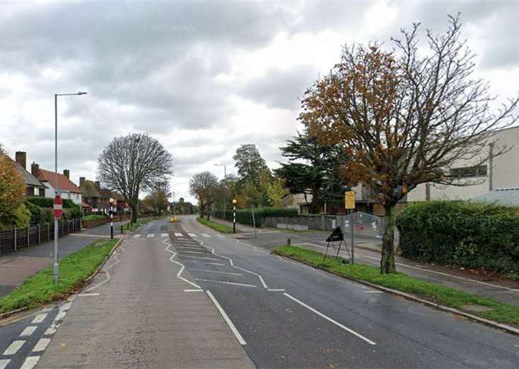 The accident happened near Charles Dickens School in Broadstairs. Picture: Google maps