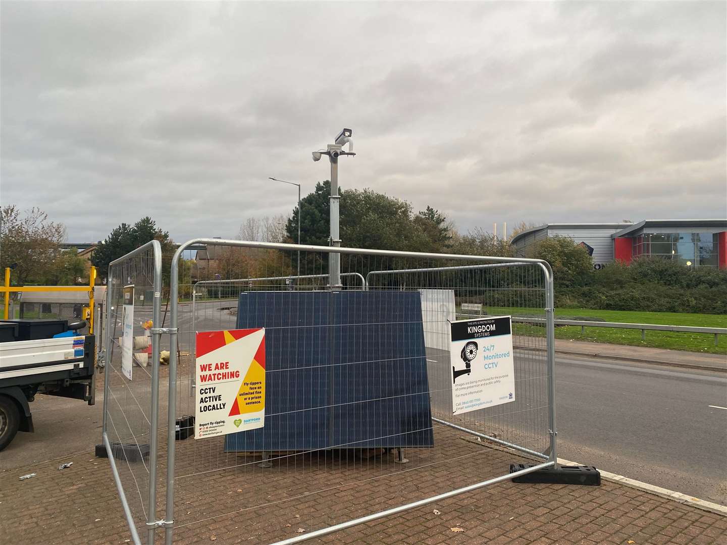 Cameras were installed in Crossways Boulevard, Greenhithe, last year. Photo: Alisdair Bach