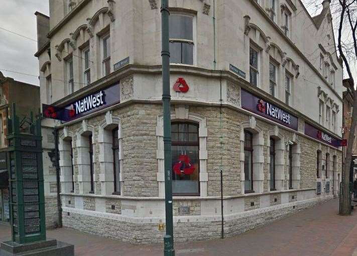 Police were called to a Chatham High Street after a reported burglary at NatWest. Picture: Google Maps