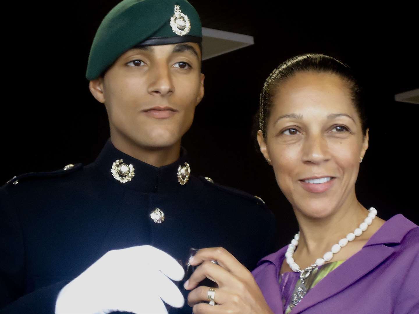 Maidstone MP, Helen Grant, with her son Ben. Picture: William Naylor