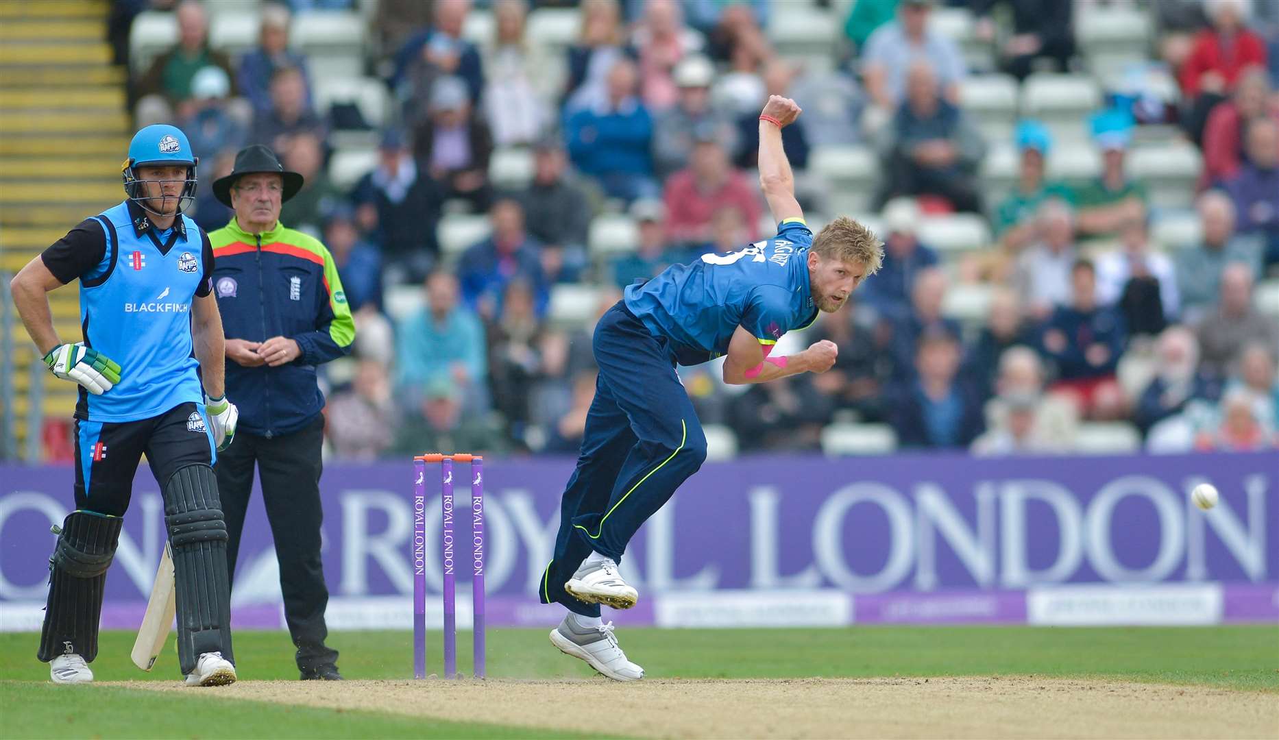 Calum Haggett during his nine-over stint Picture: Ady Kerry