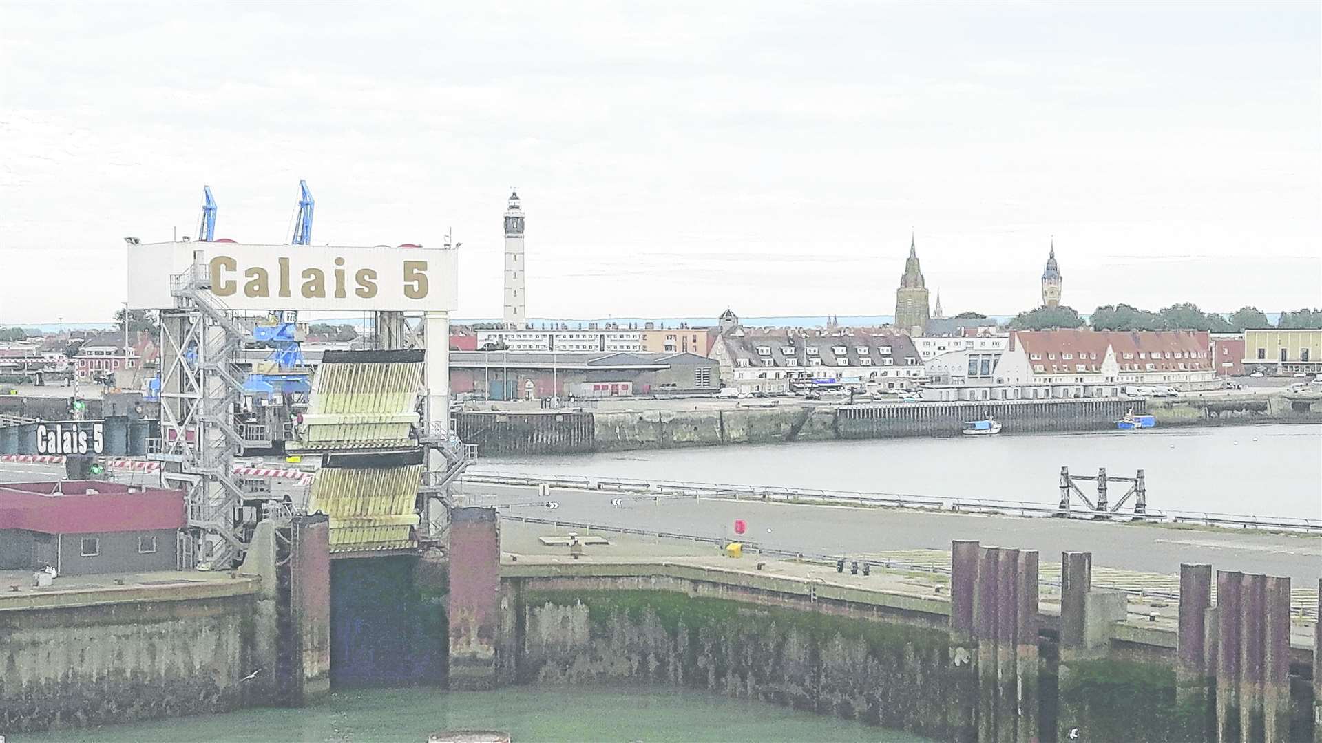 Some asylum seekers were brought to Calais. Library image