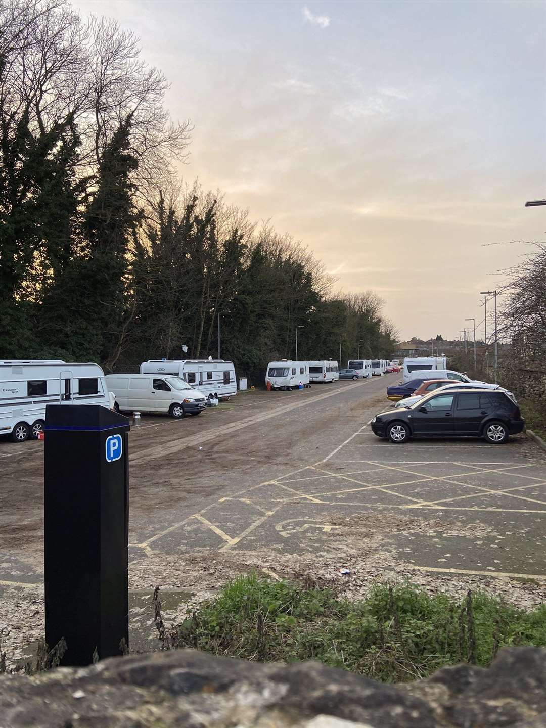 Police have been made aware of the caravans in Dartford