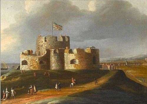 Sandown Castle, by Peter Tillemans (Antwerp 1684-1734). Picture: Judith Dore