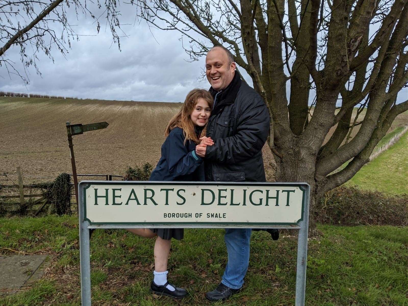 Stuart Charlesworth and his daughter Rebekah, before he sadly died from Covid