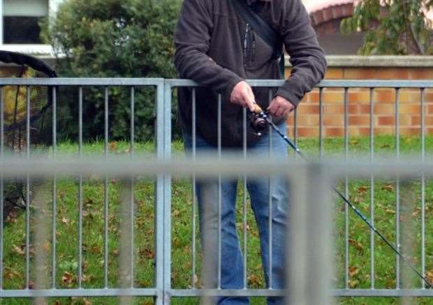 Gary Carr was caught fishing without a licence. Stock picture