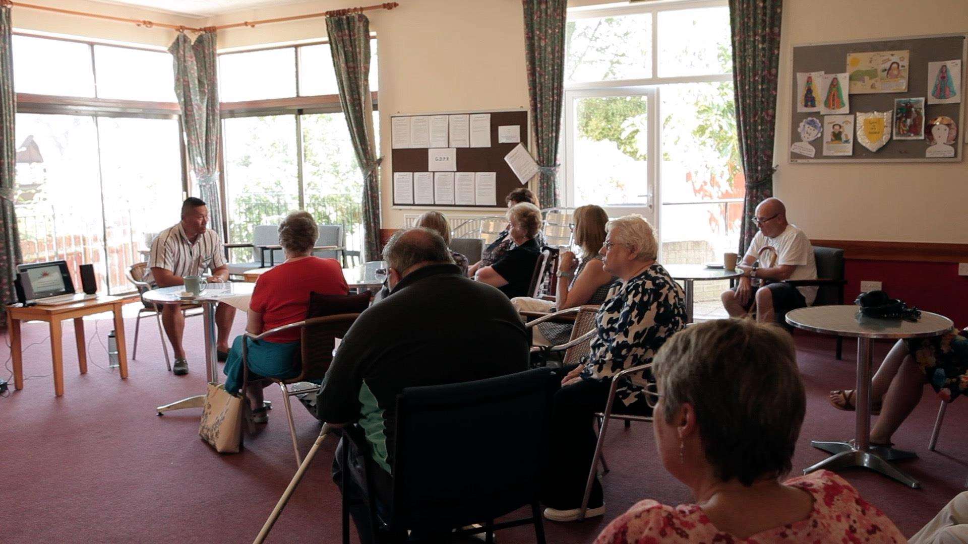 An Arthritis Action meeting at St Philips Church in Tunbridge Wells.