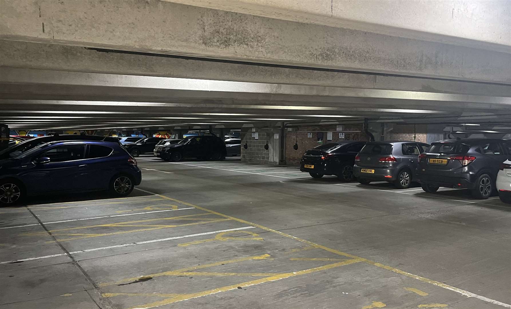 The Sandgate Road car park is often used by visitors attending the Leas Cliff Hall