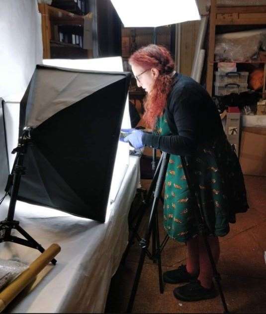 Preparing for the gallery at Maidstone Museum has required the digitisation of many old photographs
