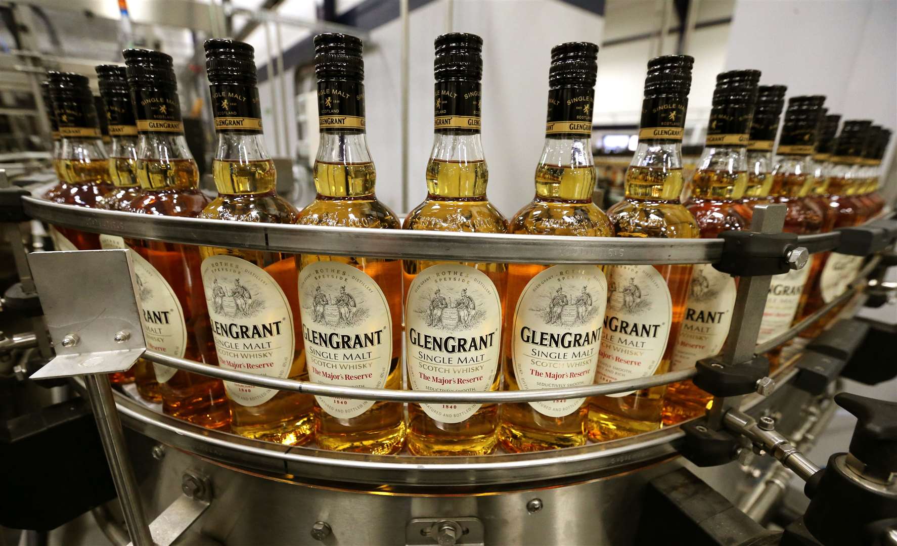 Anas Sarwar said Labour would build on the reputation of Scottish products such as whisky (Andrew Milligan/PA)