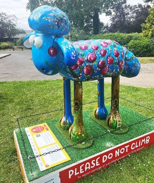 Cherry Shaun in Brenchley Gardens was one of the sculptures to be vandalised