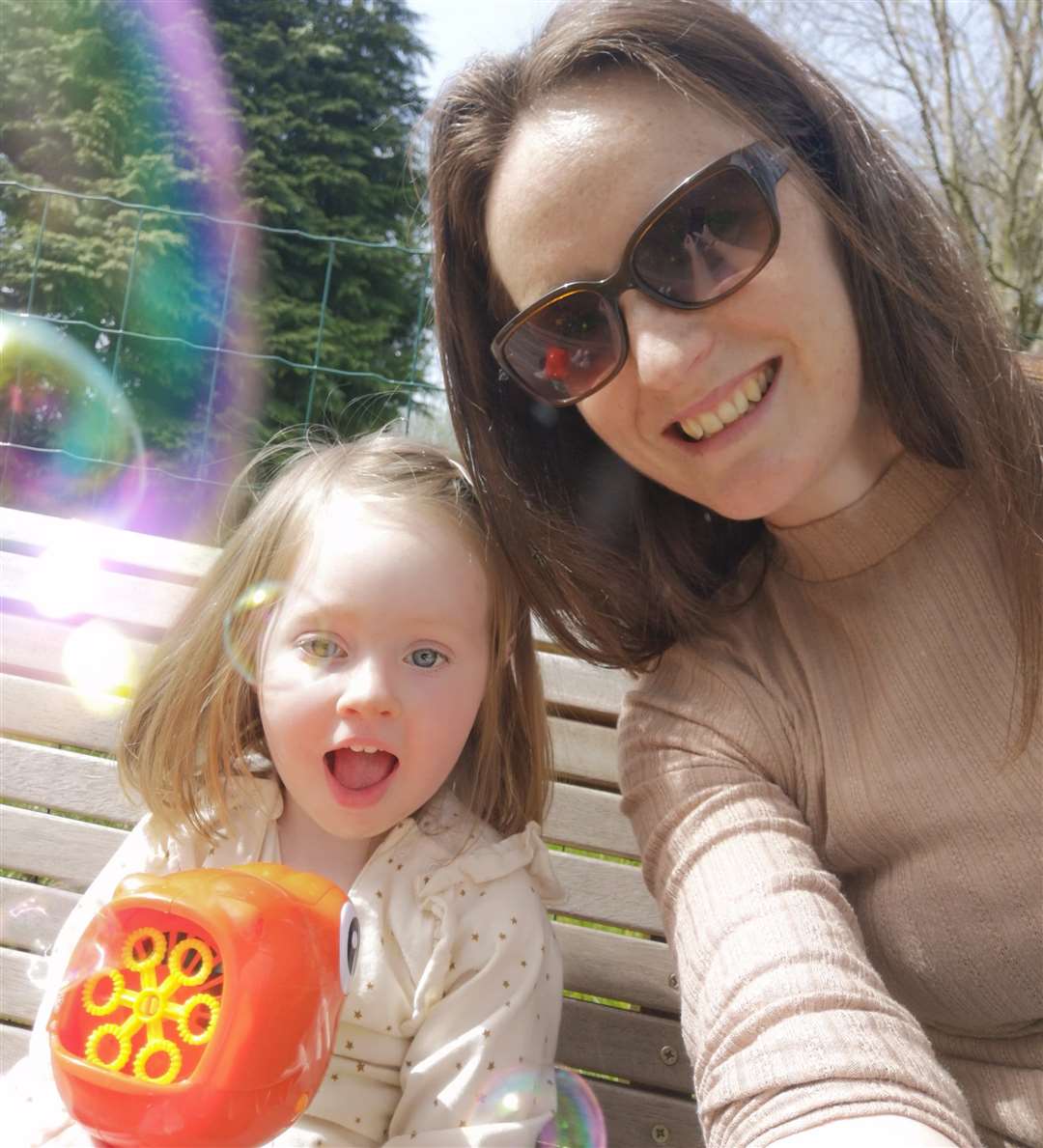 Lucie O'Malley with daughter Aibhlínn. Picture: Lucie O'Malley