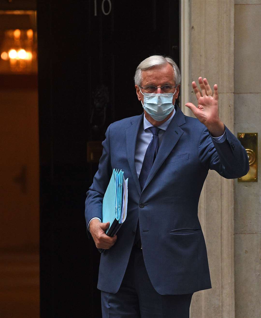 Michel Barnier arrives at 10 Downing Street on Monday (Kristy O’Connor/PA)