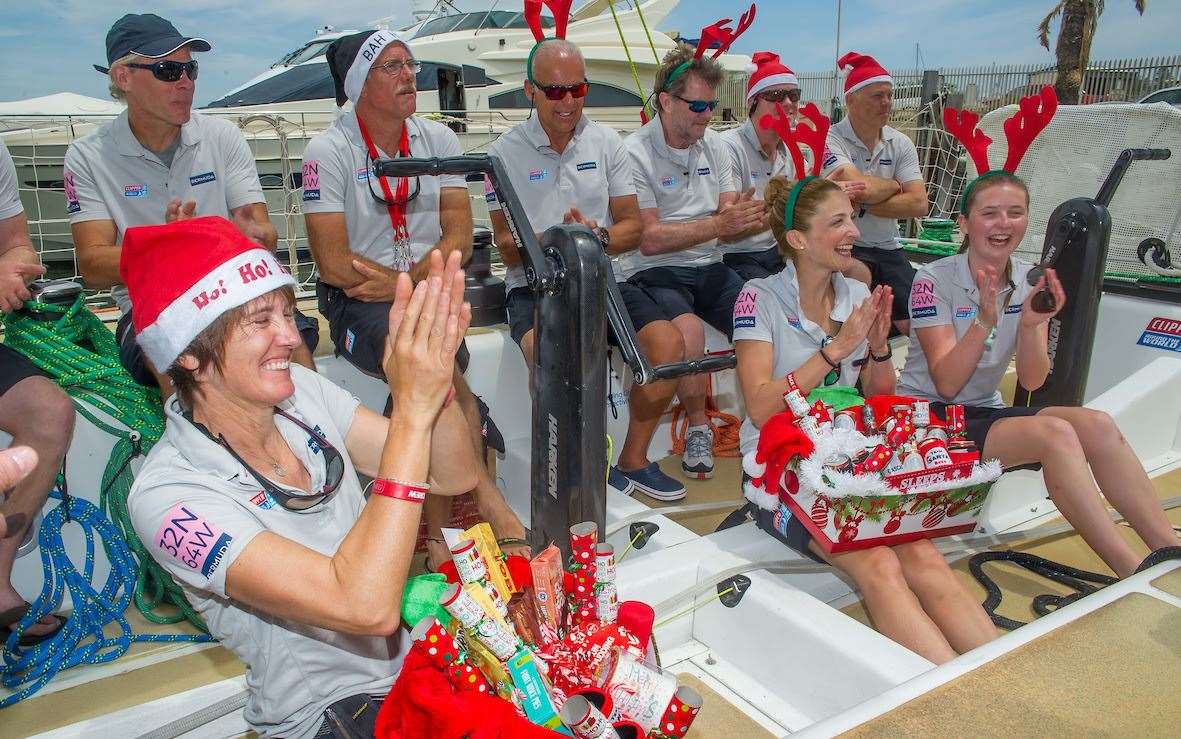 Ellen O'Brien from Tunbridge Wells will spend this Christmas at sea