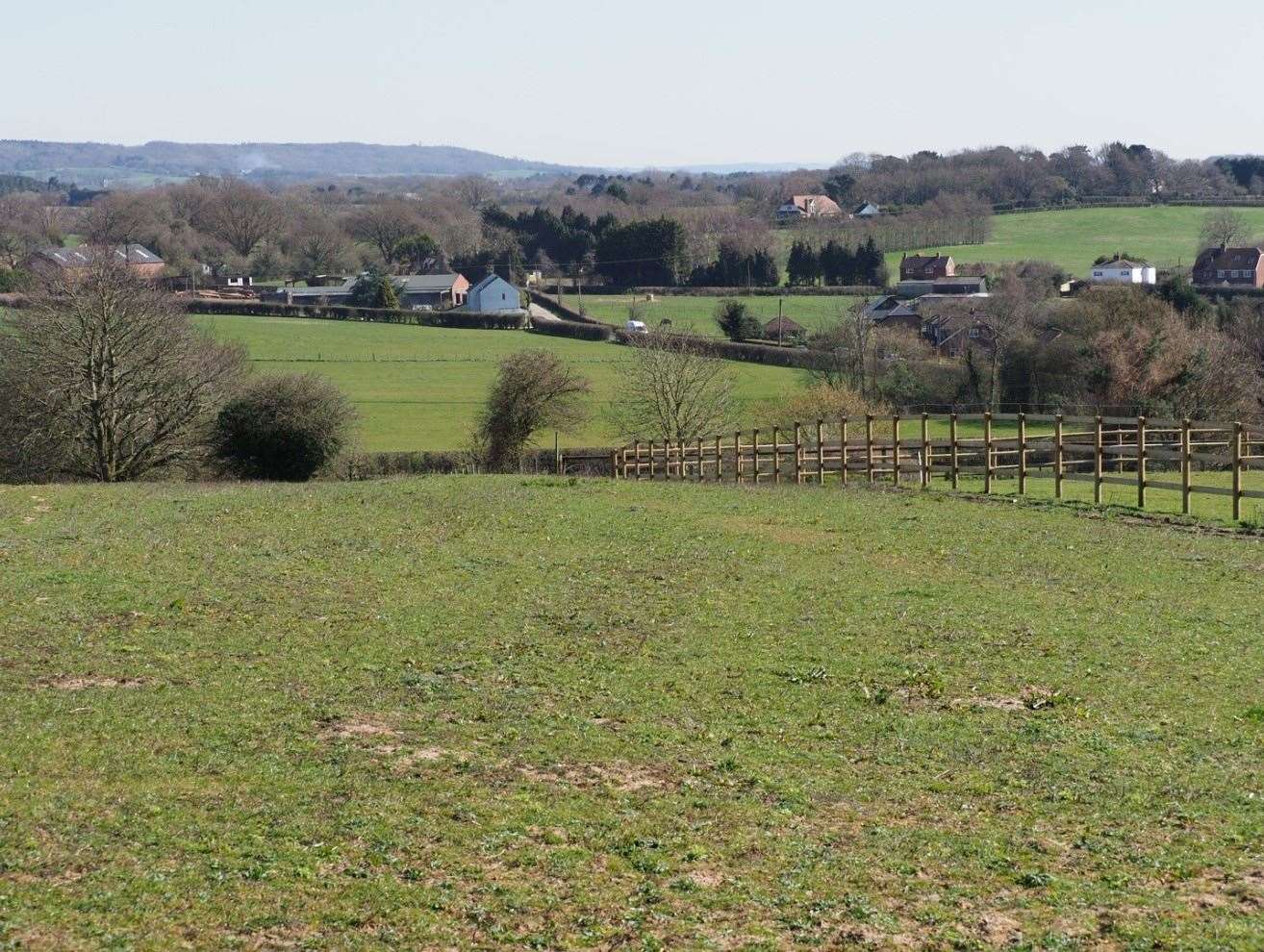 Land at Lenham Heath pegged for a garden village