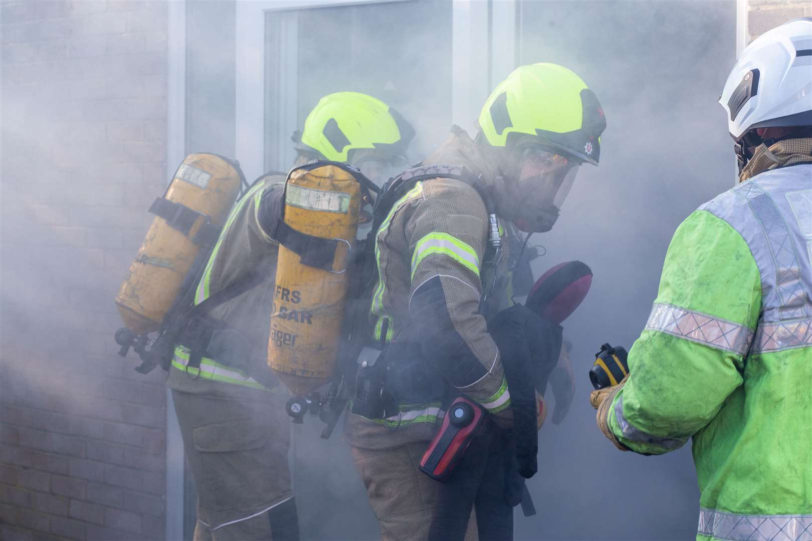 Most of a single-storey workshop was destroyed by a fire in Tanyard Lane, Bexley