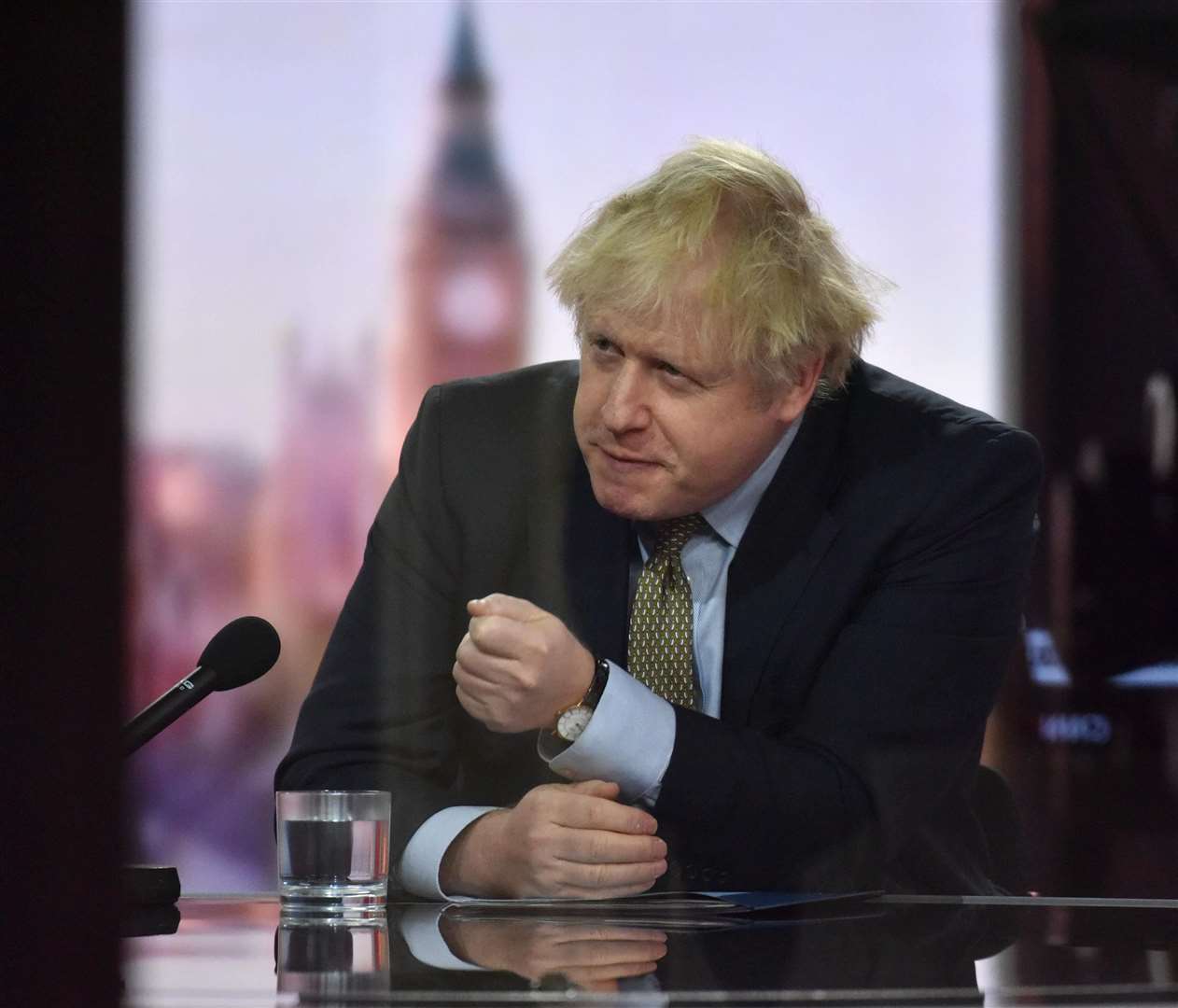 Boris Johnson on The Andrew Marr Show (Jeff Overs/BBC)