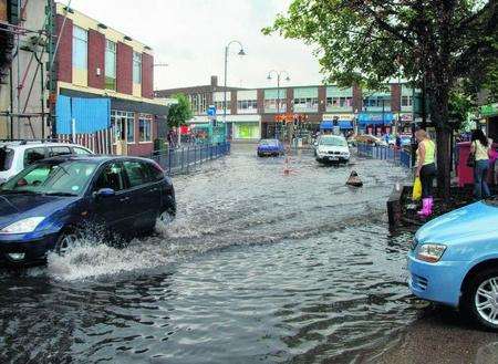 Flooding at Angel Corner