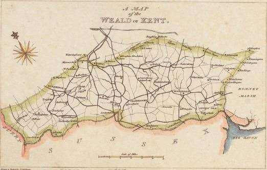 The Weald was said to be a great producer of iron as it's vast tree cover provided fuel for forging Picture: Digital Commonwealth