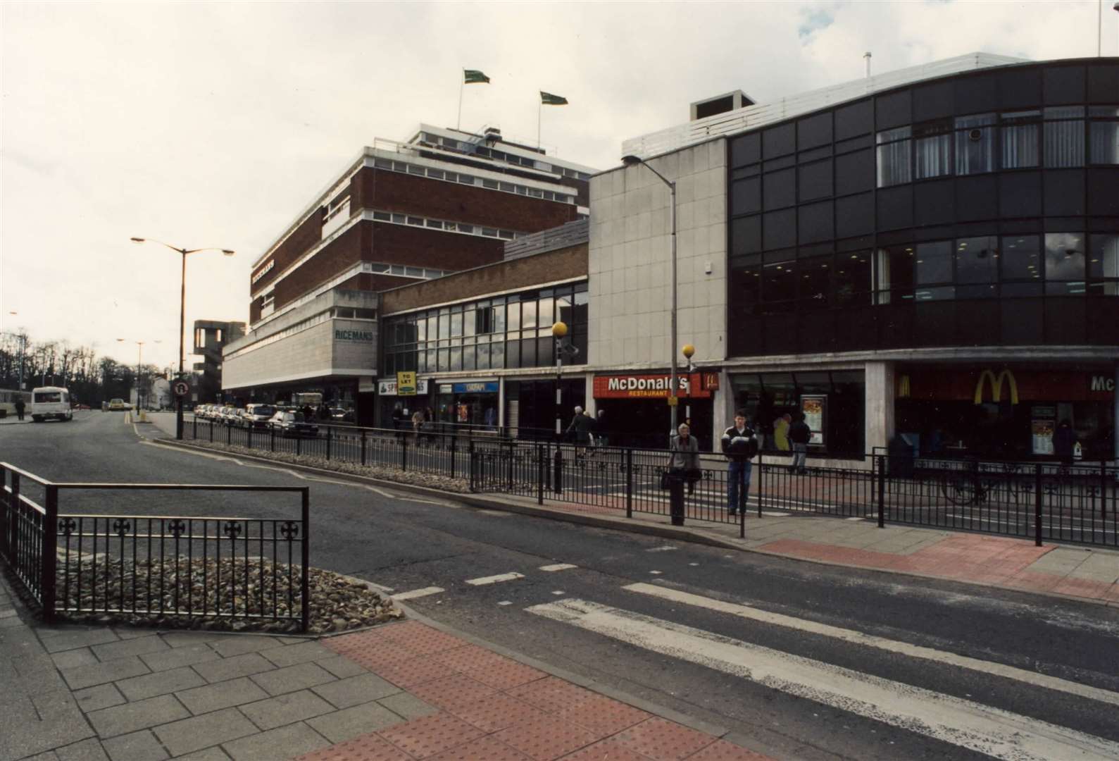 Ricemans department store and the old McDonald's in Canterbury in 1995