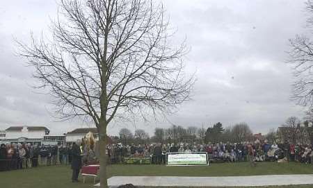 Supporters witness the start of a new era. Picture: CHRIS DAVEY