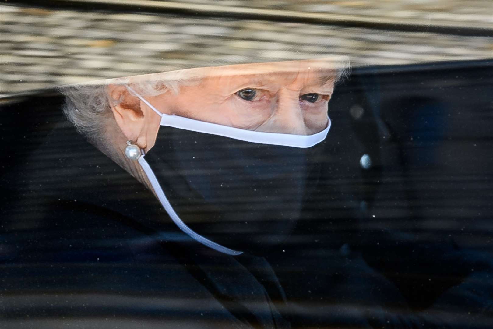 The Queen arrives ahead of the funeral (Leon Neal/PA)