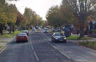 City Way in Rochester was Partially blocked earlier due to a crash. Picture: Google Street View